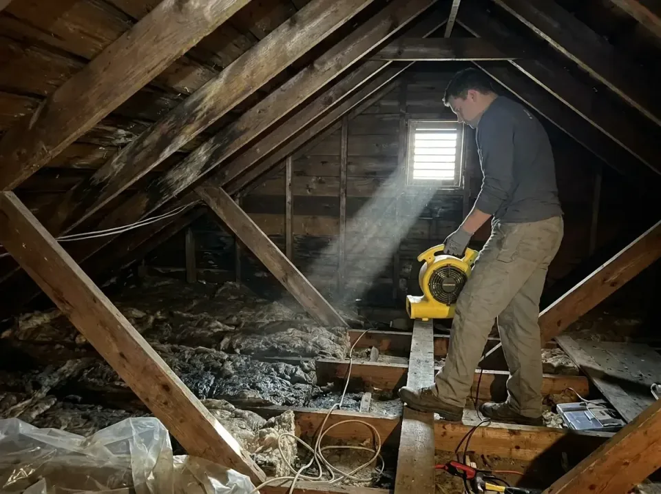 attic-water-damage-drying-proc-007 — frequently asked questions, Emergency Water Extraction & 24/7 Flood Response in Reedsbu…